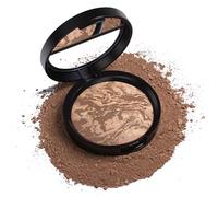 Baked Correcting Powder Foundation, Face Powder Contour Palette, Makeup Palette for Countouring Coverage, Smooth Pressed, Natural Brightening, Nose Shadow, Blush, Highlight, Contouring, 9g