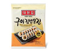 [Baked] DAECHUN Choi's1 Sushi Nori, Roasted, Silver Grade Laver (10 Full Sheets)