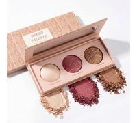 Baked Face Palette - All-in-One Makeup Kit with Highlighter, Blush & Bronzer - Silky Radiant Powder Formula for Mature Skin - Travel Size Cosmetic Gift Set for Women & Beginners