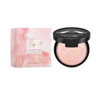 Baked Foundation for Mature Skin, Brightening Color Correcting Powder Foundation, Lasting Oil-control Natural Makeup, Blended with Tone, Suitable for All Skin Types (# 07)