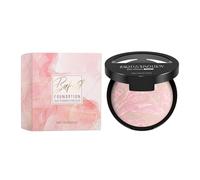 Baked Foundation for Mature Skin, Brightening Color Correcting Powder Foundation, Lasting Oil-control Natural Makeup, Blended with Tone, Suitable for All Skin Types (# 01)