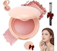 Baked Highlighting Blush, Luminous Blush Powder-Multi-Use Formula, Soft Pinch Luminous Blus, Natural Finish, Buildable Color, Contour & Highlight For All Skin Tones (05#)
