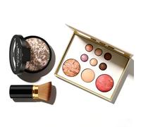 Baked Starter Kit, Make Up Sets Woman & Girls - Eyeshadow, Blusher, Bronzer & Highlighter - Travel All In One Makeup Kit With Mirror & Double Ended Brush - Makeup Palette Cosmetics Gift Set For Women