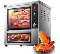 Baked Sweet Potato Machine, Commercial Roasted Oven with Automatic Timing and 0-300℃ Temperature Control for Perfectly Cooked Sweet Potatoes and Corn,N