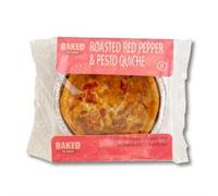 Baked to Taste Gluten Free Roasted Red Pepper and Pesto Quiche 165g