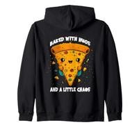 Baked with hugs and a little chaos. Cute Pizza Zip Hoodie