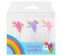 Baked With Love 6 Unicorn Candles