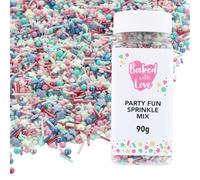 Baked with Love 90g Blue, Pink & White Sprinkles