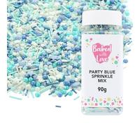 Baked with Love 90g Blue & White Sprinkles