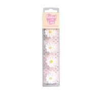 Baked With Love - Handmade Edible Sugar Cupcake Decorations, 12 Pieces - Daisy Sugar Pipings