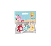 Baked With Love Mermaid Cupcake Picks, Mermaid Cake Decorations, Cake Toppers - 24 Pack