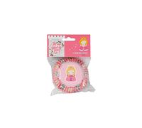 Baked with Love Princess Baking Cases, 50mm Foil Lined Baking Cups, Greaseproof Cupcake Cases for Birthday, Celebration, Party, Pack of 25, Pink