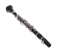 Bakelite Clarinet, Exquisite Design 17 Key Set, Woodwind Instrument with 10 Reeds, Gloves, Cleaning Cloth for Adults, Beginners, Music Lessons, Practice Sessions