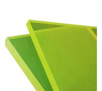 Bakelite Phenolic Sheets, 1pc Polyurethane Elastic Rubber Sheet, PU Damping Cushion Plate, Large Size Plastic Sheet(250X250MMX4MM)