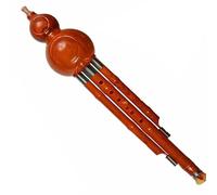 Bakelite Three Tone Hulusi Flute C/bB Key Gourd Flute Hulusi Folk Instruments Flutes Hulusi (Color : C)