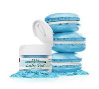 Bakell Edible Luster Dust, 4G Jar | Food Grade Decorating Glitters & Dusts For Dessert, Foods & Drinks Teal Blue