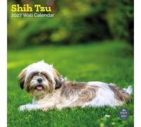 Baker and Bray Shih Tzu Calendar 2027, Large | Large square 16-month wall calendar, ideal as a Shih Tzu gift.