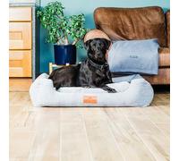 Baker and Bray - The Ultimate - Eco Friendly Orthopaedic Luxury Dog Bed. Handmade in Europe. Stone Grey (XX-Large up to 60 kg).