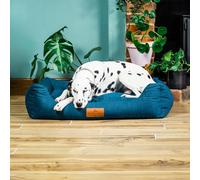 Baker and Bray - The Ultimate - Eco Friendly Orthopaedic Luxury Dog Bed. Handmade in Europe. Teal Blue Green (Large/Extra-Large up to 35 kg).