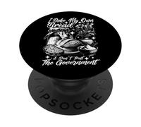 Baker Bake Own Bread Dont Trust Government Sourdough Funny PopSockets Adhesive PopGrip