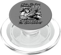 Baker Bake Own Bread Dont Trust Government Sourdough Funny PopSockets PopGrip for MagSafe