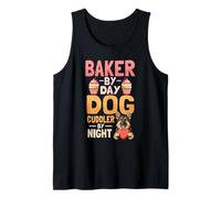 Baker By Day Dog Cuddler By Night German Shepherd Tank Top