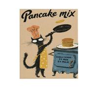 Baker Cat For Bed Sofa Travel And Camping, Super Soft Cozy Fluffy Plush Baker Cat Print Blanket For All Seasons 50"X60"