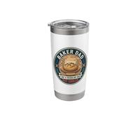 Baker Dad Baking Bread Kitchen Father's Day Stainless Steel Insulated Tumbler