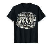 Baker Evolution Bread Pastry Oven Baking Design T-Shirt