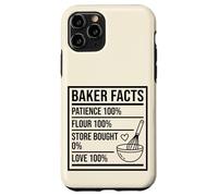 Baker Facts Funny Nutrition Parody Sourdough Bread Baking Case for iPhone 11 Pro