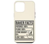 Baker Facts Funny Nutrition Parody Sourdough Bread Baking Case for iPhone 12 Pro Max