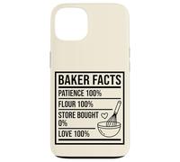 Baker Facts Funny Nutrition Parody Sourdough Bread Baking Case for iPhone 13