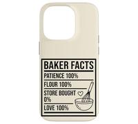 Baker Facts Funny Nutrition Parody Sourdough Bread Baking Case for iPhone 14 Pro