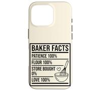 Baker Facts Funny Nutrition Parody Sourdough Bread Baking Case for iPhone 16 Pro