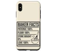Baker Facts Funny Nutrition Parody Sourdough Bread Baking Case for iPhone XS Max