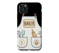 Baker Funny Cute Baking Pastry Chef Apron Costume Case for iPhone 11 Pro Max