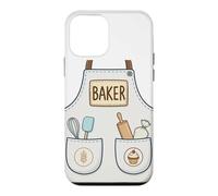 Baker Funny Cute Baking Pastry Chef Apron Costume Case for iPhone 12 mini