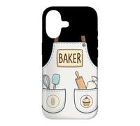 Baker Funny Cute Baking Pastry Chef Apron Costume Case for iPhone 17