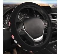 Baker Gnome Steering Wheel Wrap Car Interior Covers Stretch Decorative Steering Wheeles Cover For Women Sedan Suv 38Cm