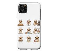 Baker Pug Chef Cookies Cupcakes Baking Pug Case for iPhone 11 Pro Max