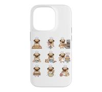 Baker Pug Chef Cookies Cupcakes Baking Pug Case for iPhone 14 Pro
