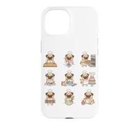 Baker Pug Chef Cookies Cupcakes Baking Pug Case for iPhone 15