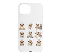 Baker Pug Chef Cookies Cupcakes Baking Pug Case for iPhone 15 Plus