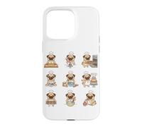 Baker Pug Chef Cookies Cupcakes Baking Pug Case for iPhone 15 Pro Max