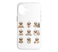 Baker Pug Chef Cookies Cupcakes Baking Pug Case for iPhone 16 Plus