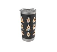 Baker Pug Chef Cookies Cupcakes Baking Pug Stainless Steel Insulated Tumbler