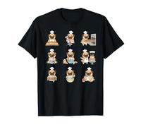 Baker Pug Chef Cookies Cupcakes Baking Pug T-Shirt