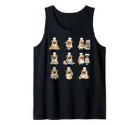Baker Pug Chef Cookies Cupcakes Baking Pug Tank Top