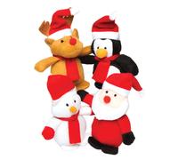 Baker Ross AC252 Christmas Bean Pals Cuddly Toys for Children to Play with