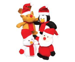 Baker Ross AC252 Christmas Bean Pals Cuddly Toys for Children to Play with